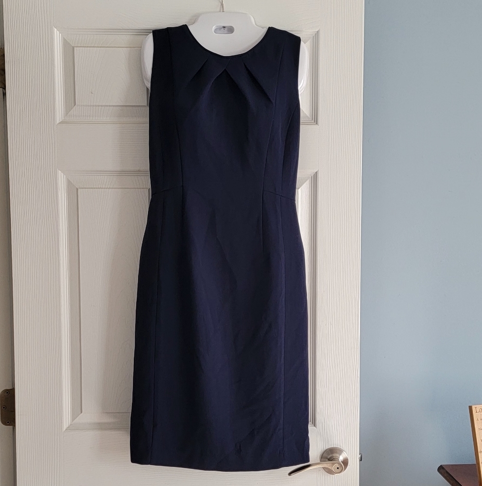 Talbots Navy Blue Dress